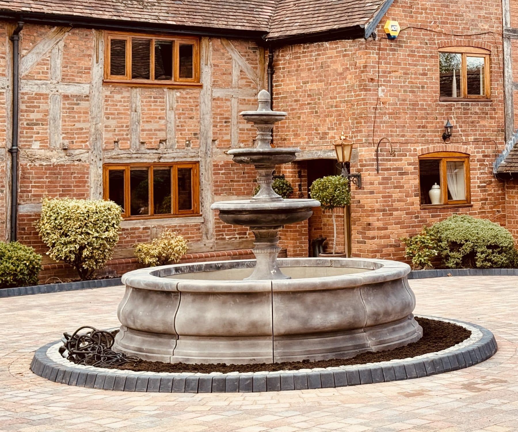 The Geoffs Garden Ornaments showroom entrance in Chichester
