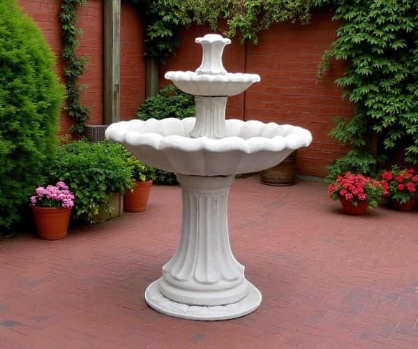 Large Bowled 2 Tiered Barcelona Fountain