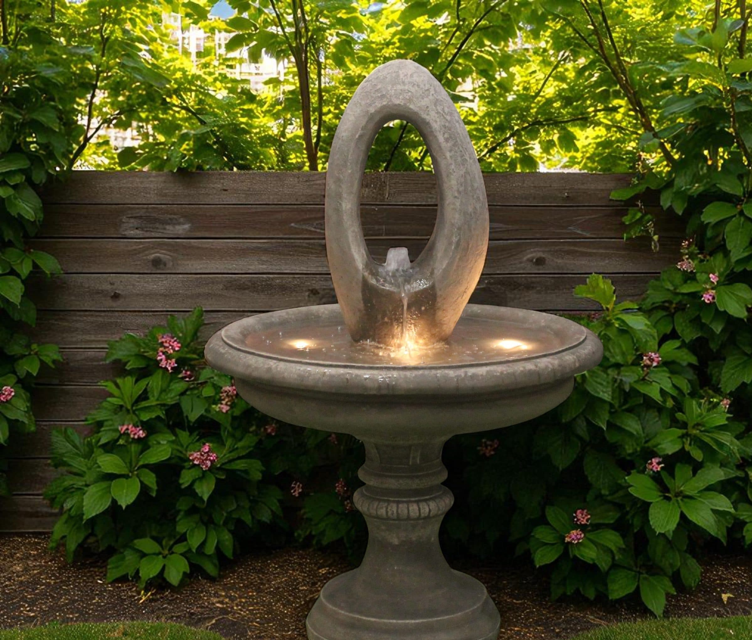 Large Edwardian Fountain With Eye Sculpture