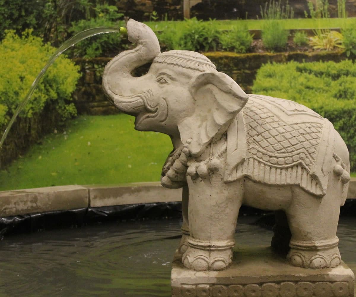Large Elephant Fountain Statue