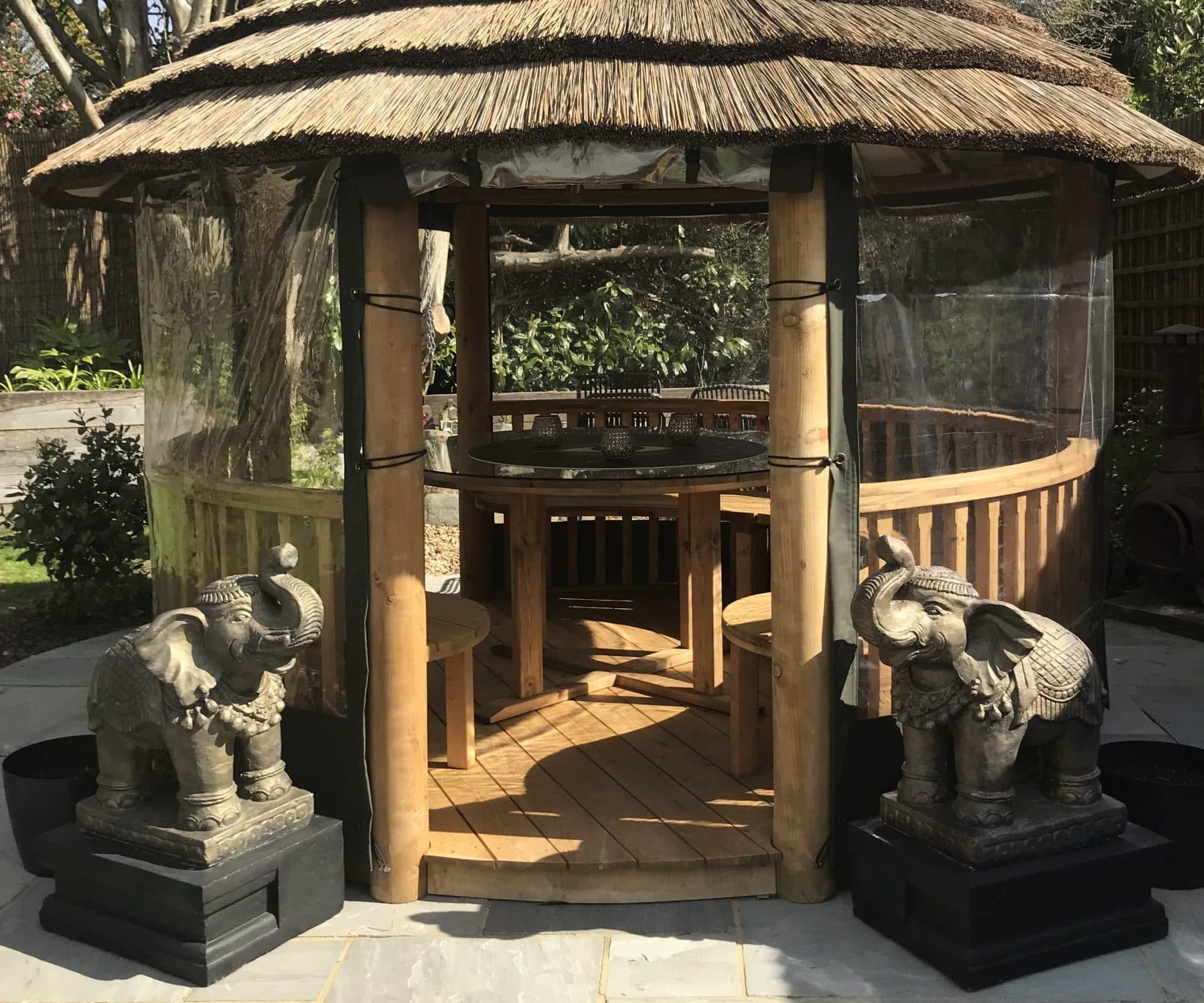 Pair Of Large Elephants With Optional Plinths