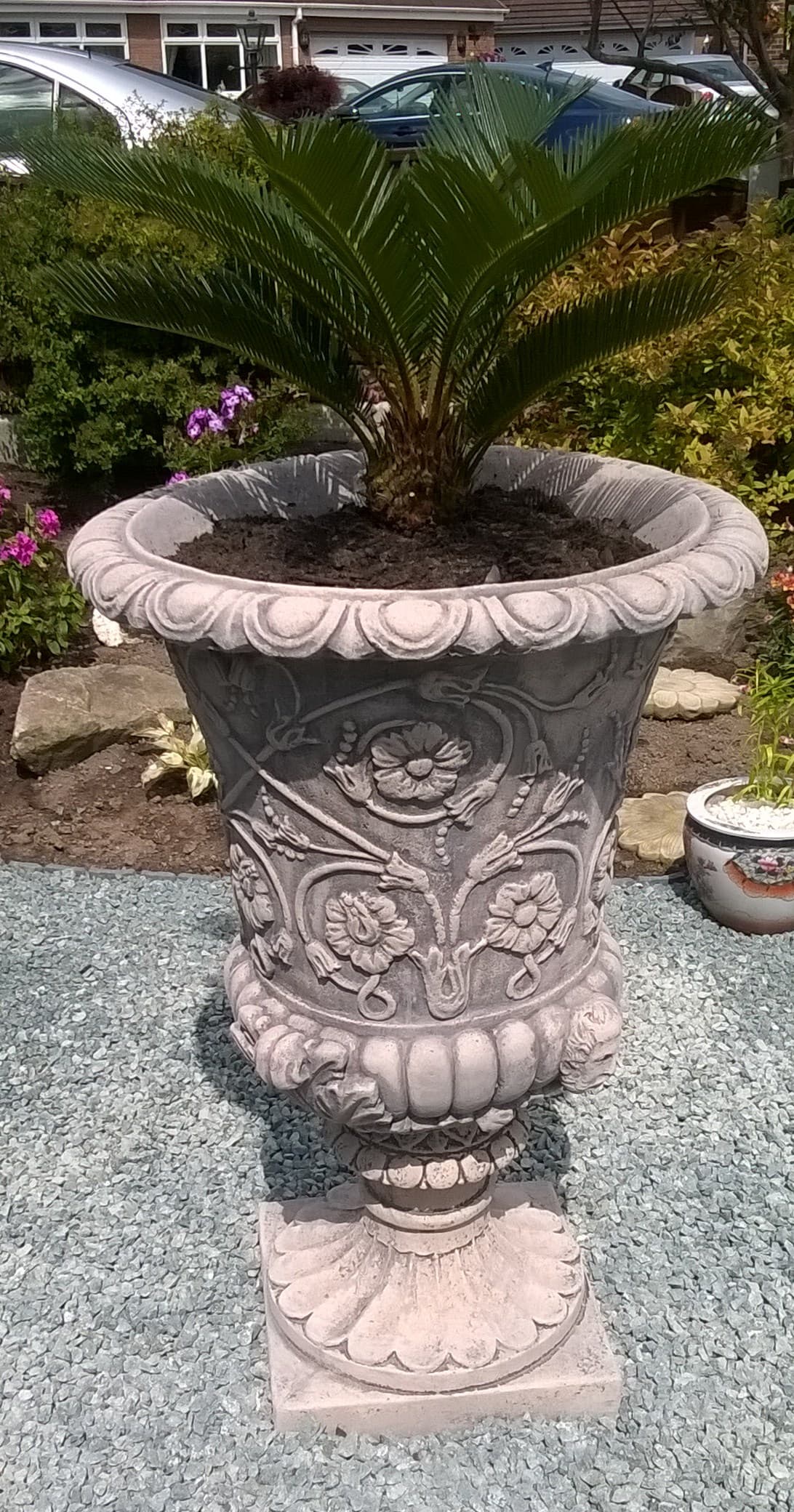 Pair of Florien Urns