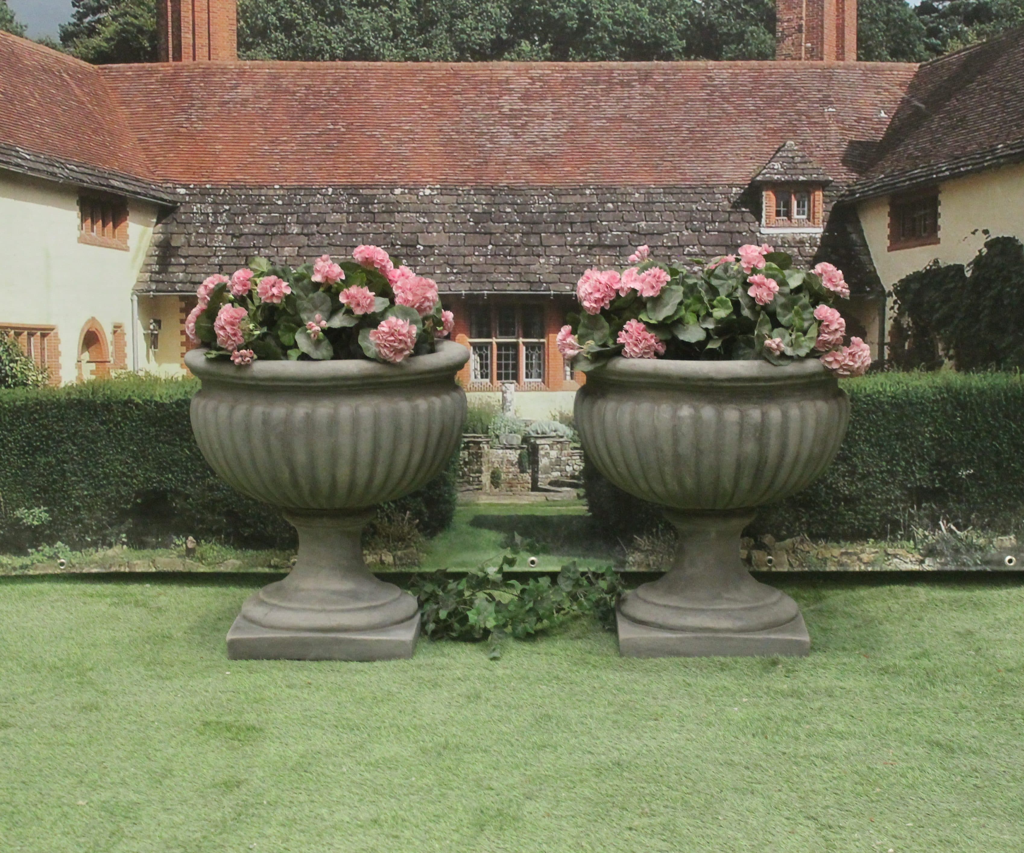 Pair of Royal Sussex Urns