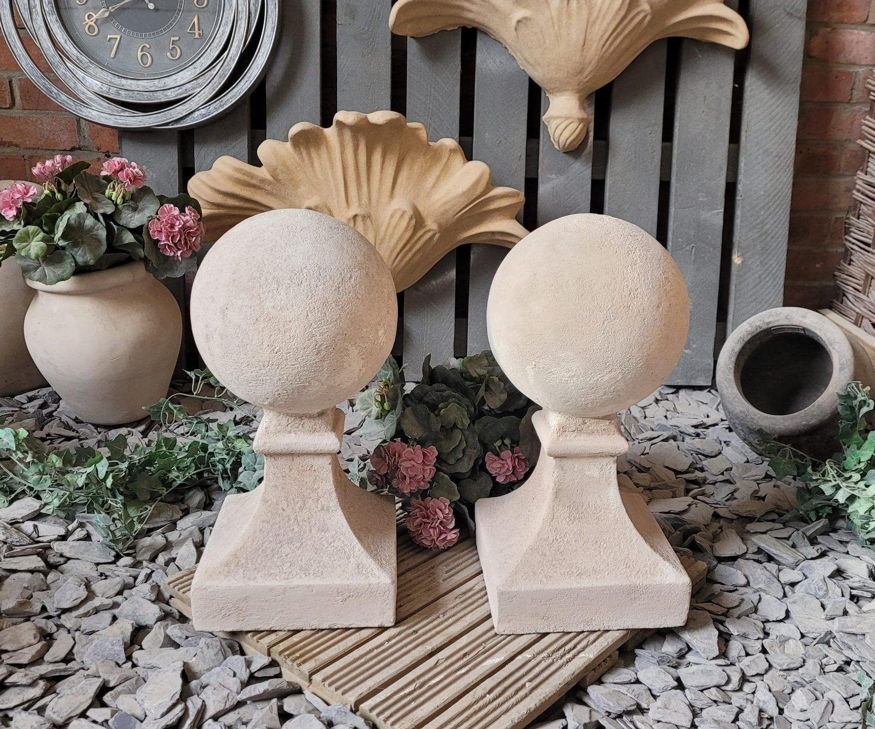 Pair of Gate Post Finials
