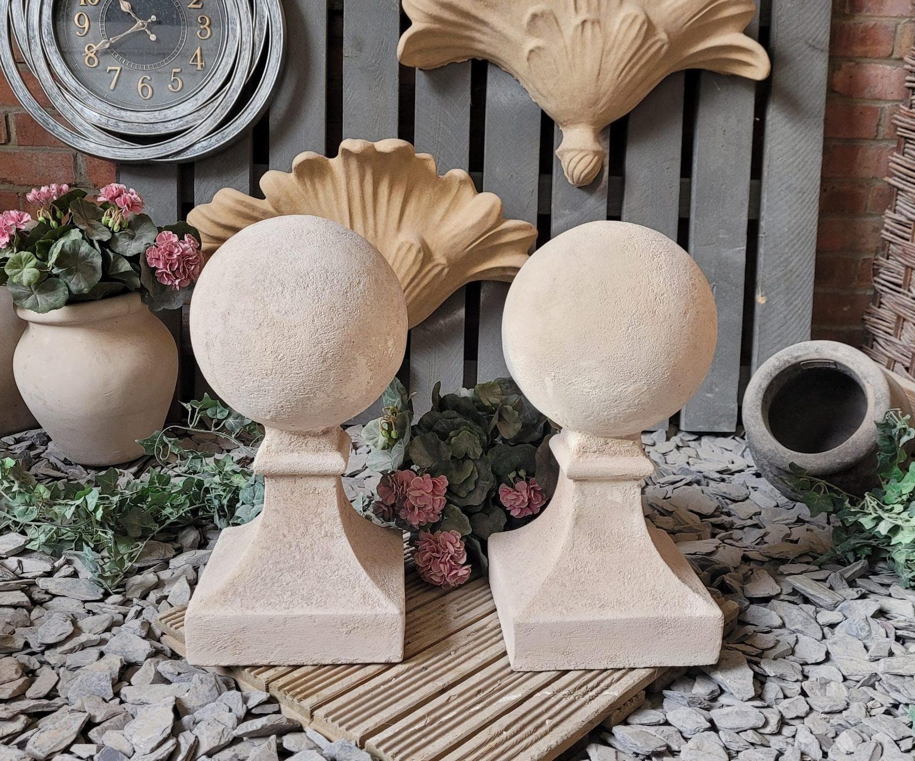 Pair of Gate Post Finials