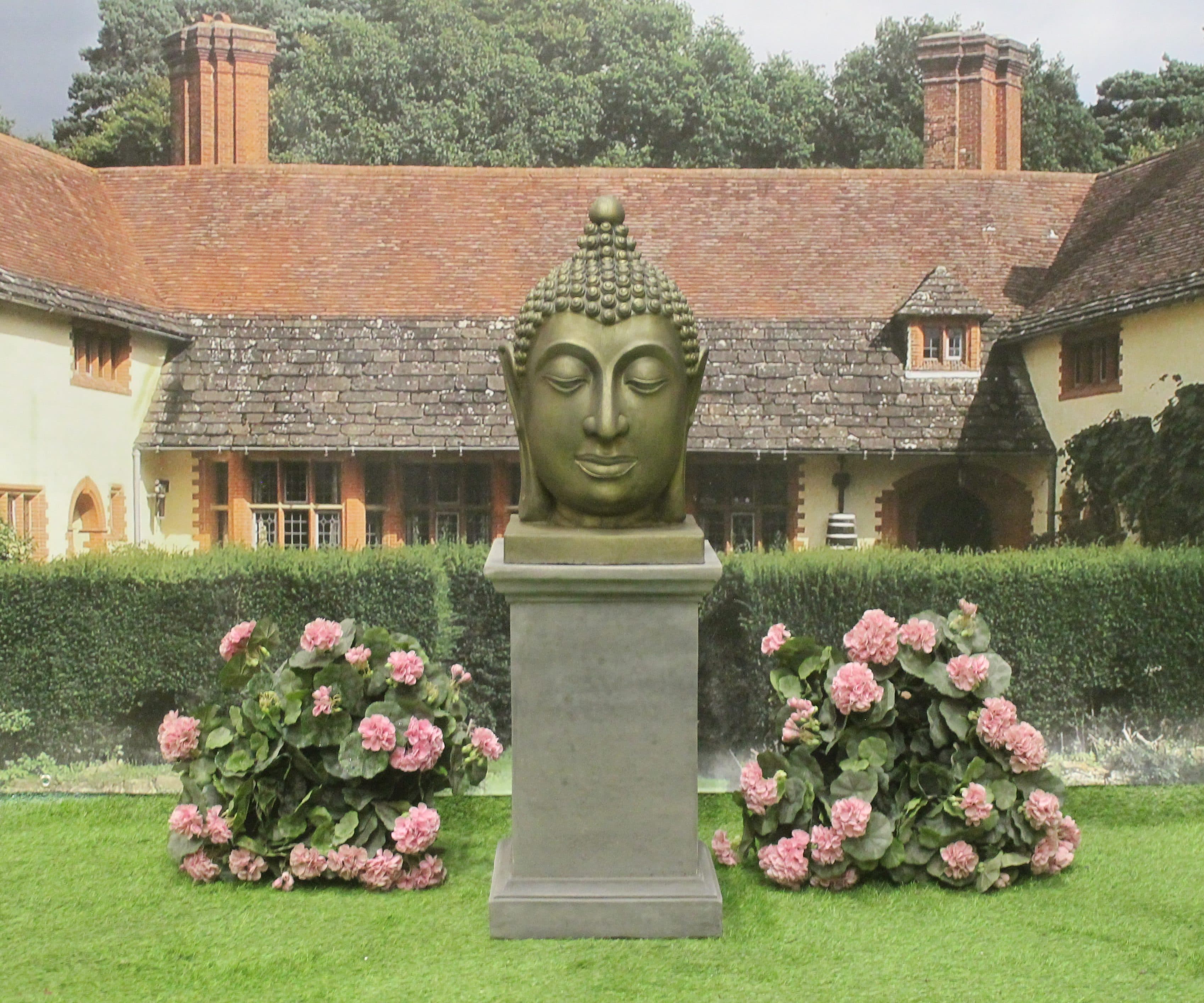 Buddha Head on Classic Plinth