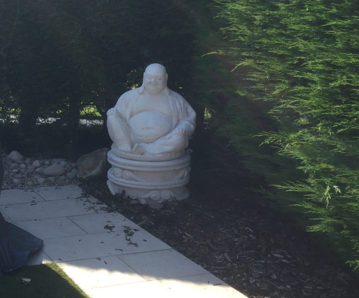 Massive Laughing Buddha & Plinth