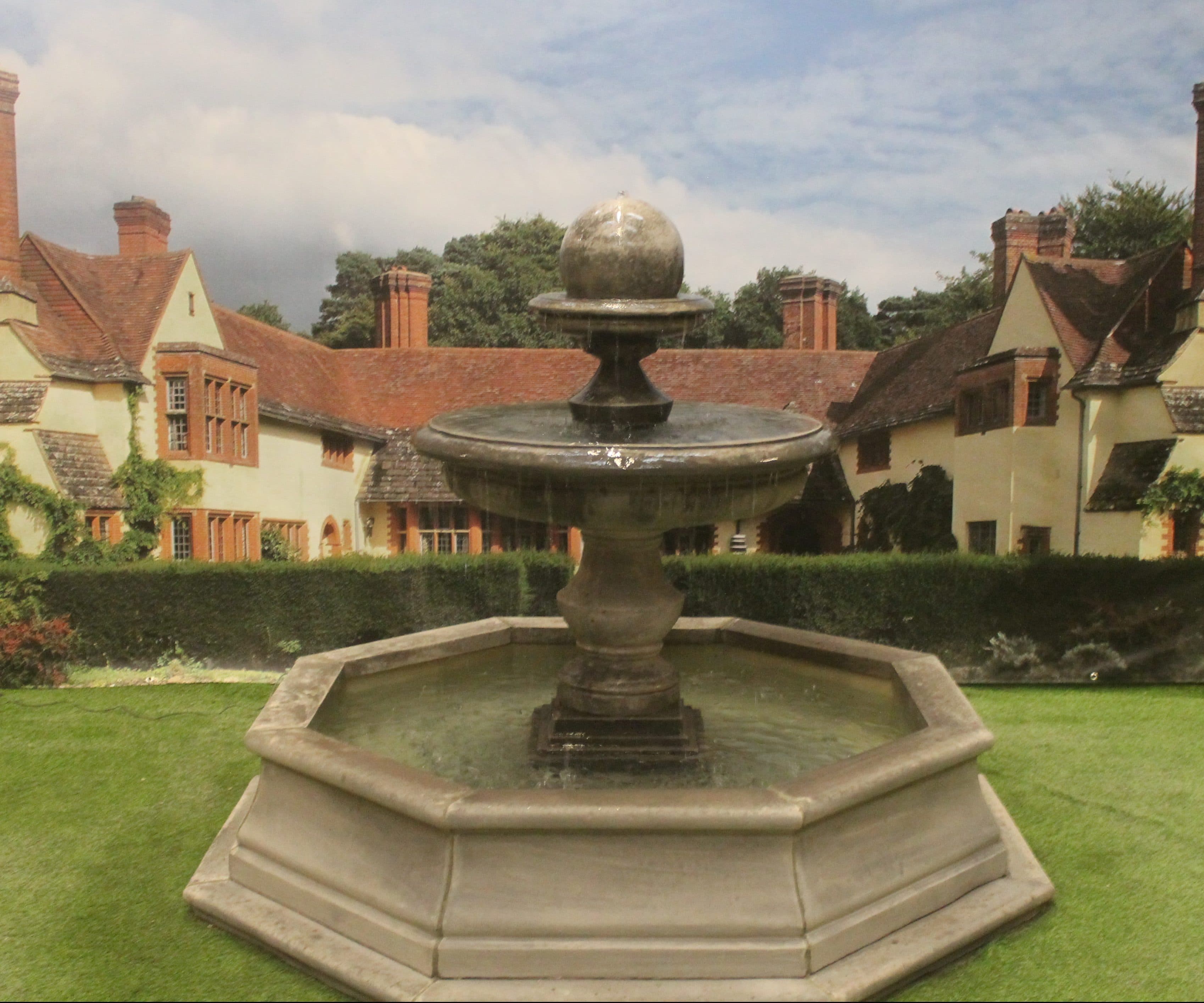 Large Regis or Regis Ball Fountain with Small Fronteir Pool Surround Larger Pool Available