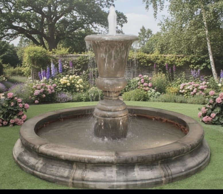 Kensington Urn Fountain Medium Cambridge Pool Surround Larger Pools Available