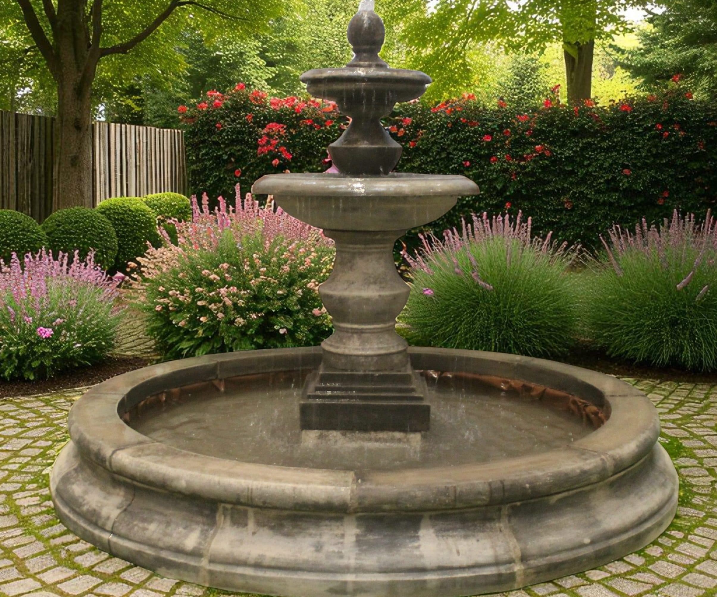 Regis or Regis Ball Fountain, Small Cambridge Pool Surround Larger Pools Available