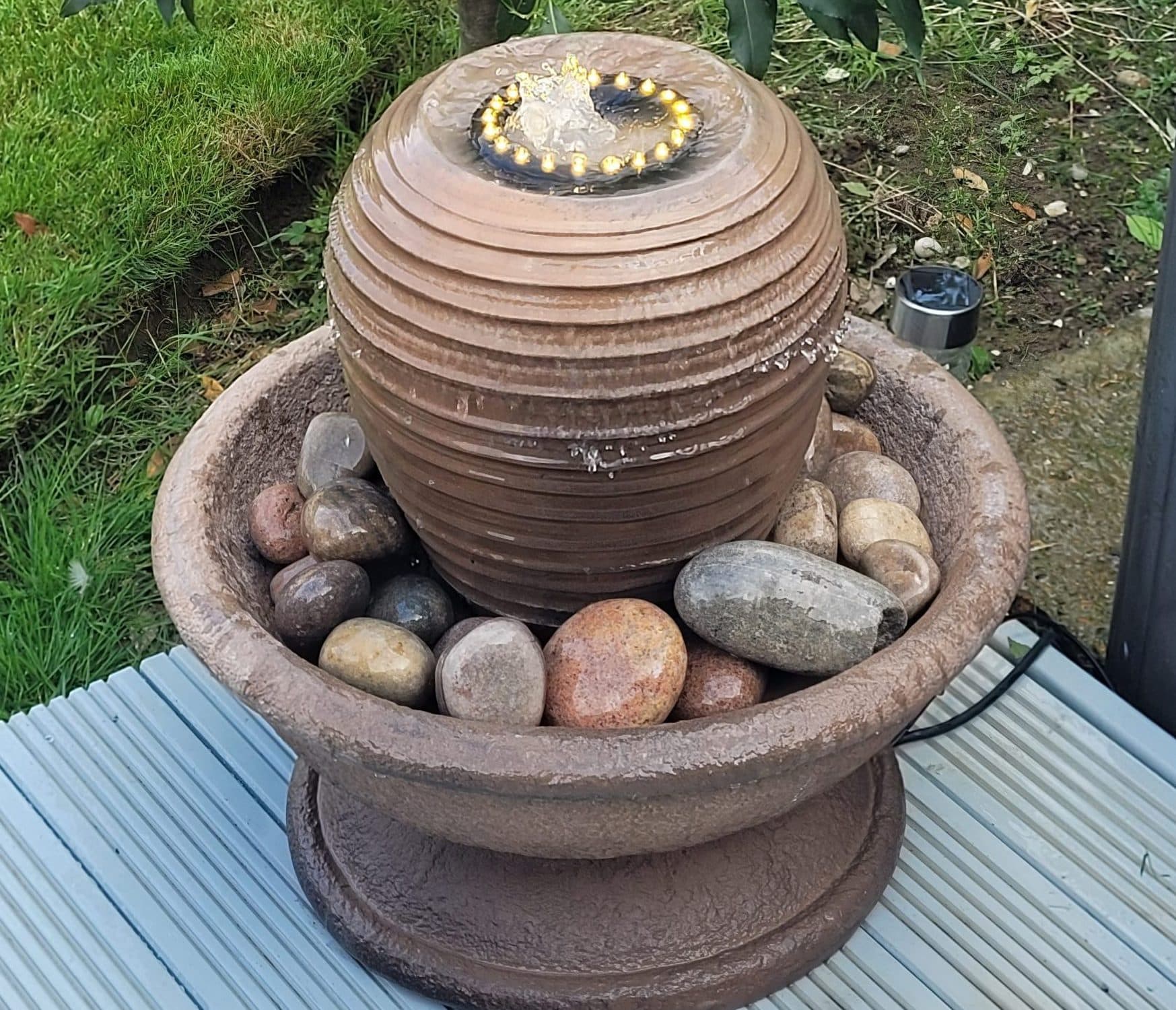 Patio Fountain With Ramash Urn