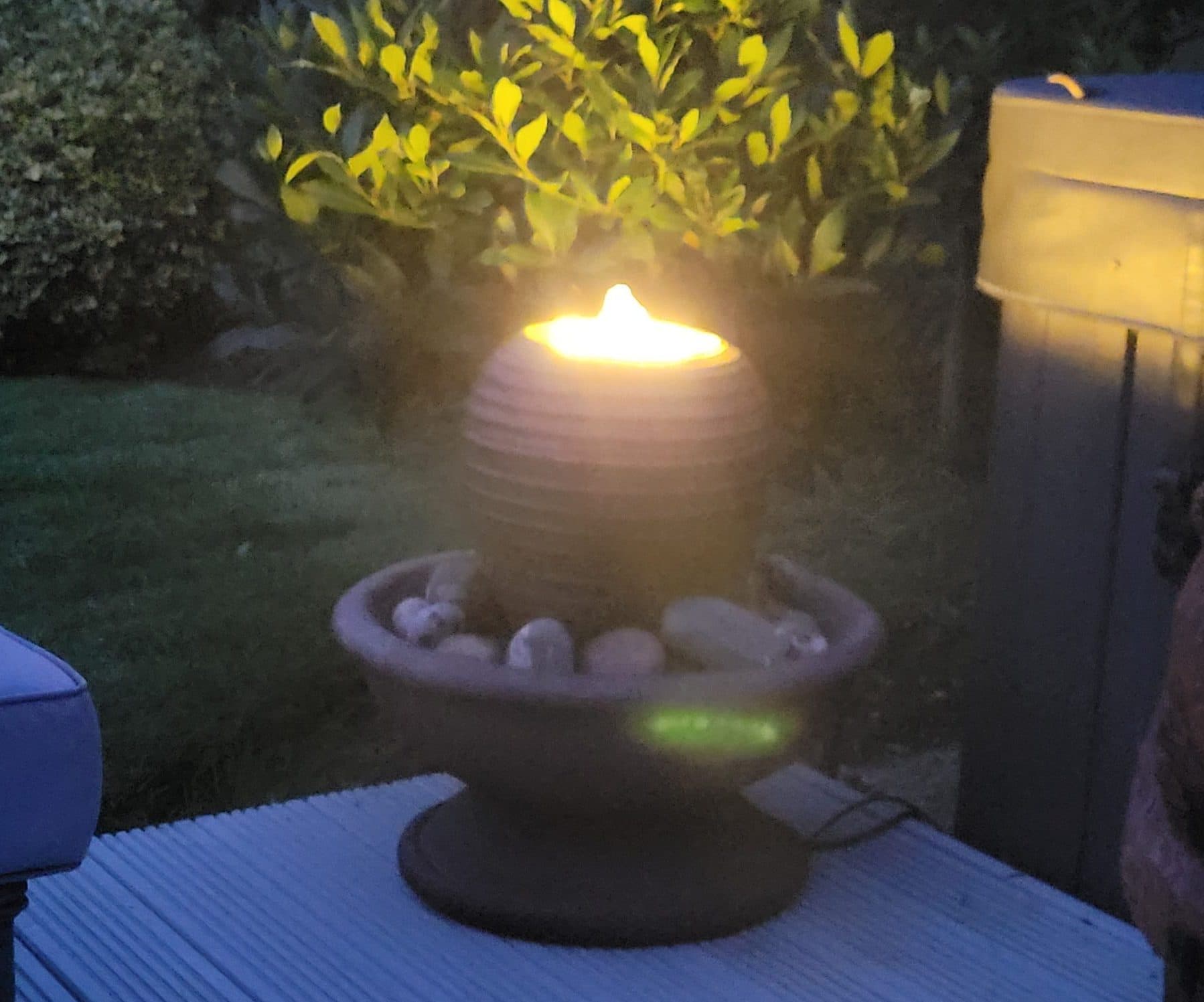 Patio Fountain With Ramash Urn