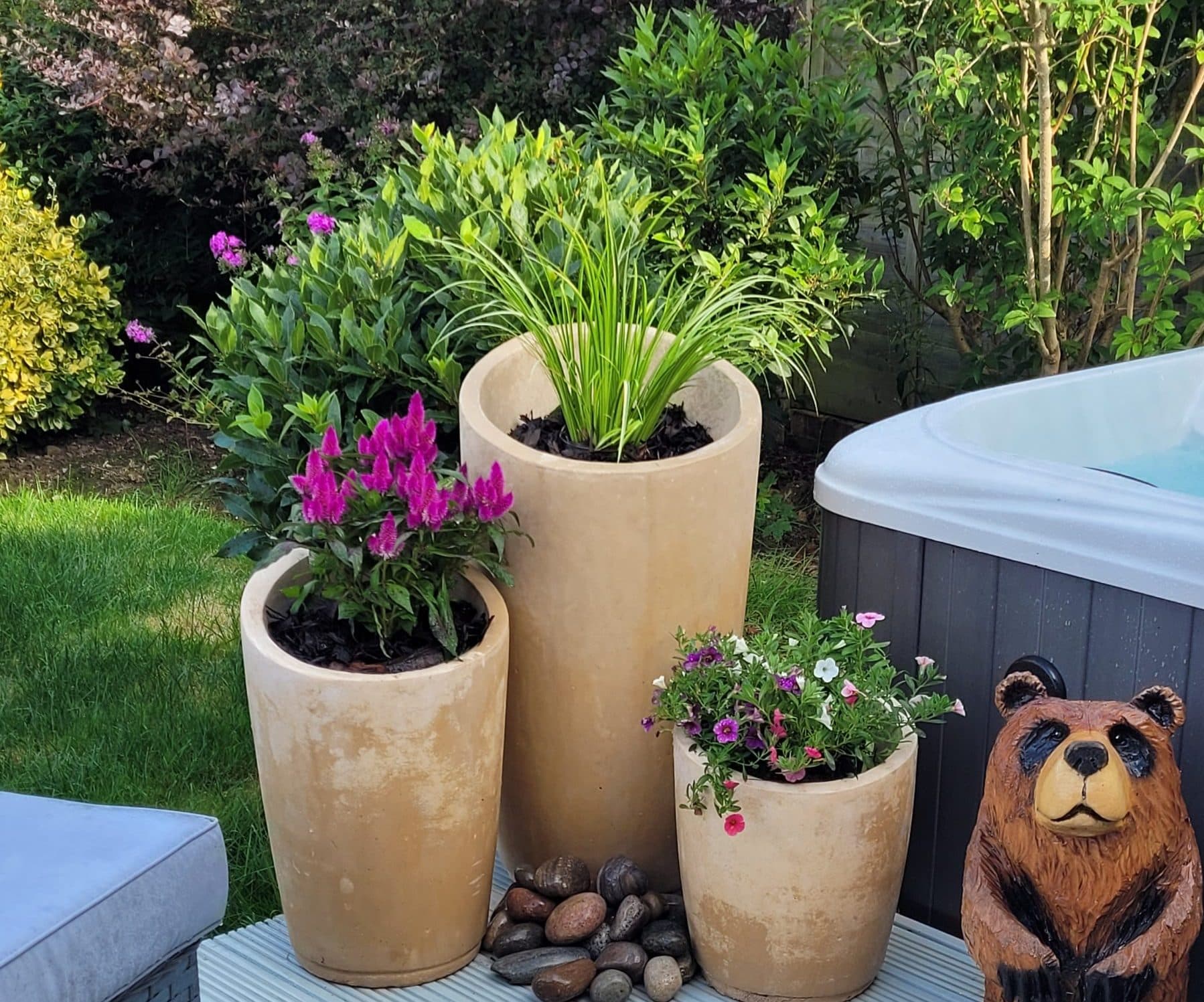 Florence Cluster 3 planter Tubs