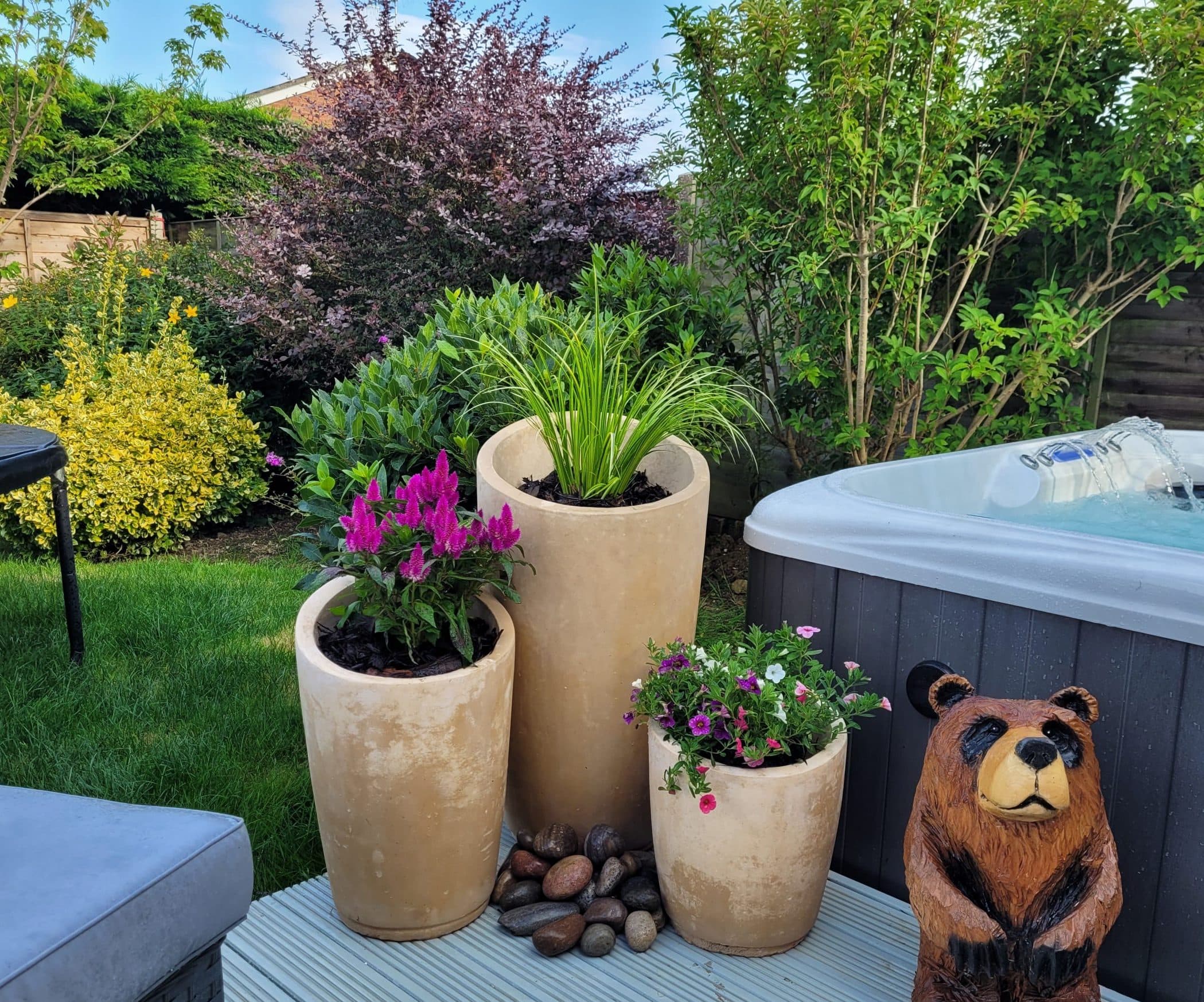Florence Cluster 3 planter Tubs