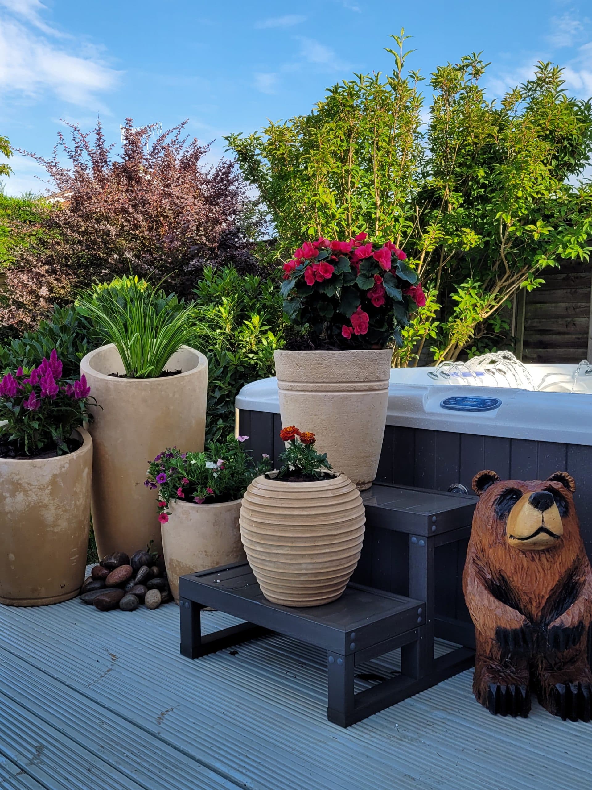 Florence Cluster 3 planter Tubs