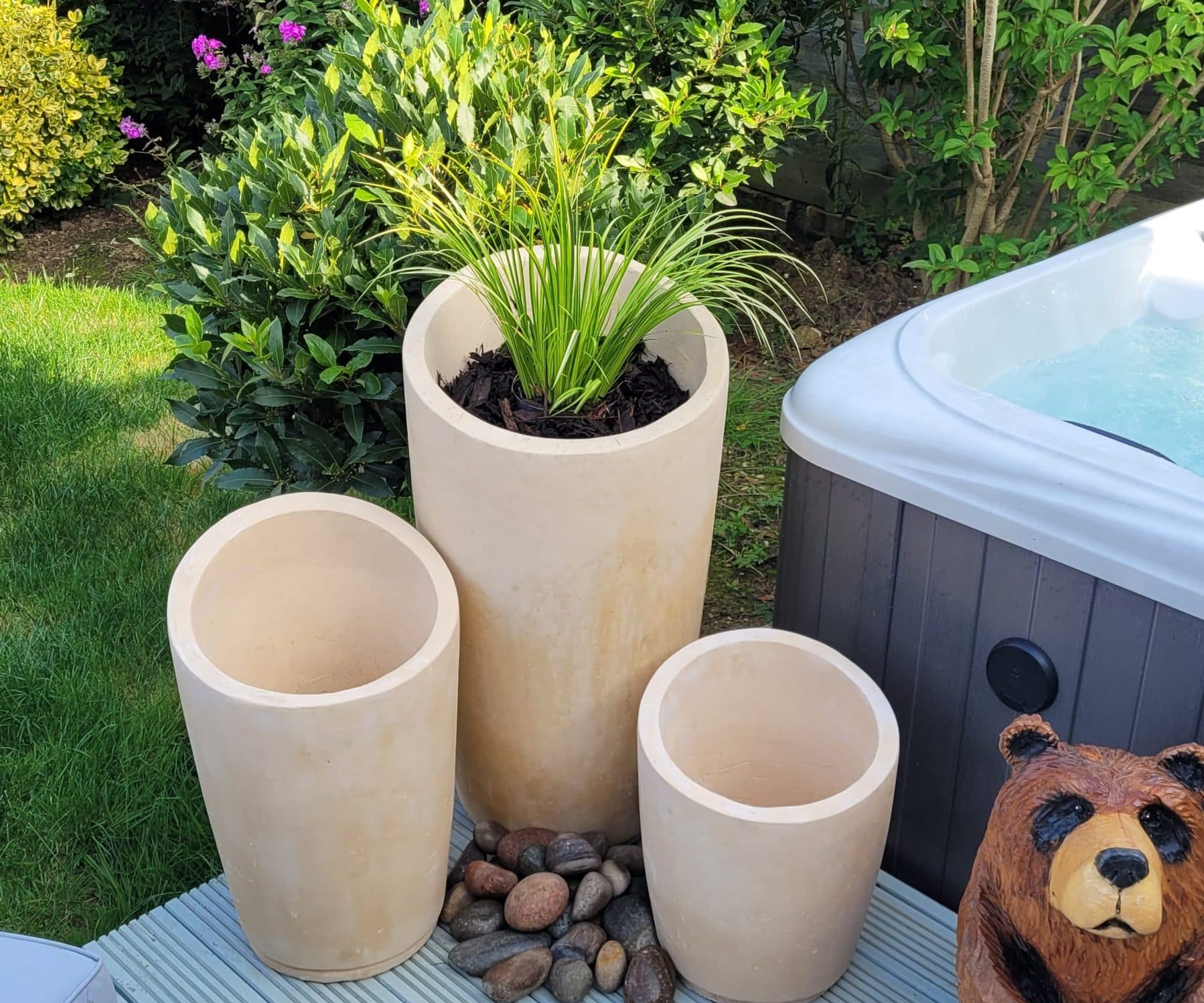 Florence Cluster 3 planter Tubs