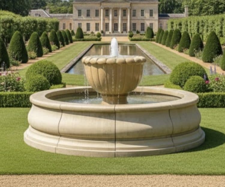 Oak Leaf fountain with large Stanford Pool Surround other pools available