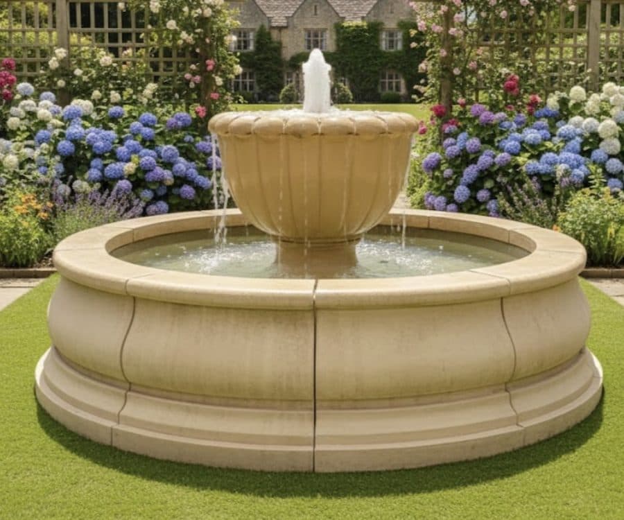 Oak Leaf fountain with large Stanford Pool Surround other pools available