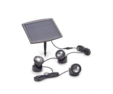 Set of 3 Solar LED Underwater Lights suitable for Smaller Features