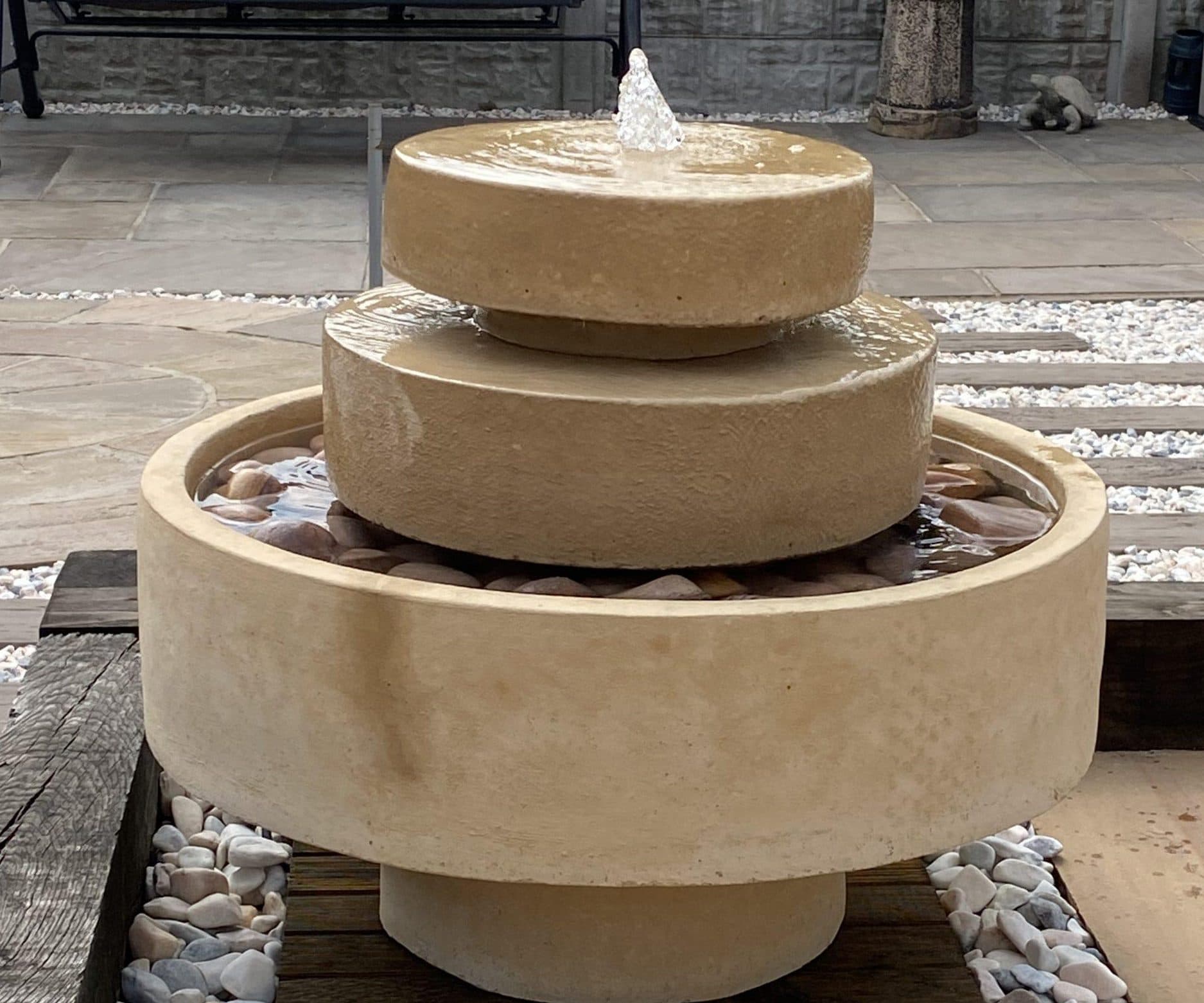 Chalfont Mill stone fountain single or double stack