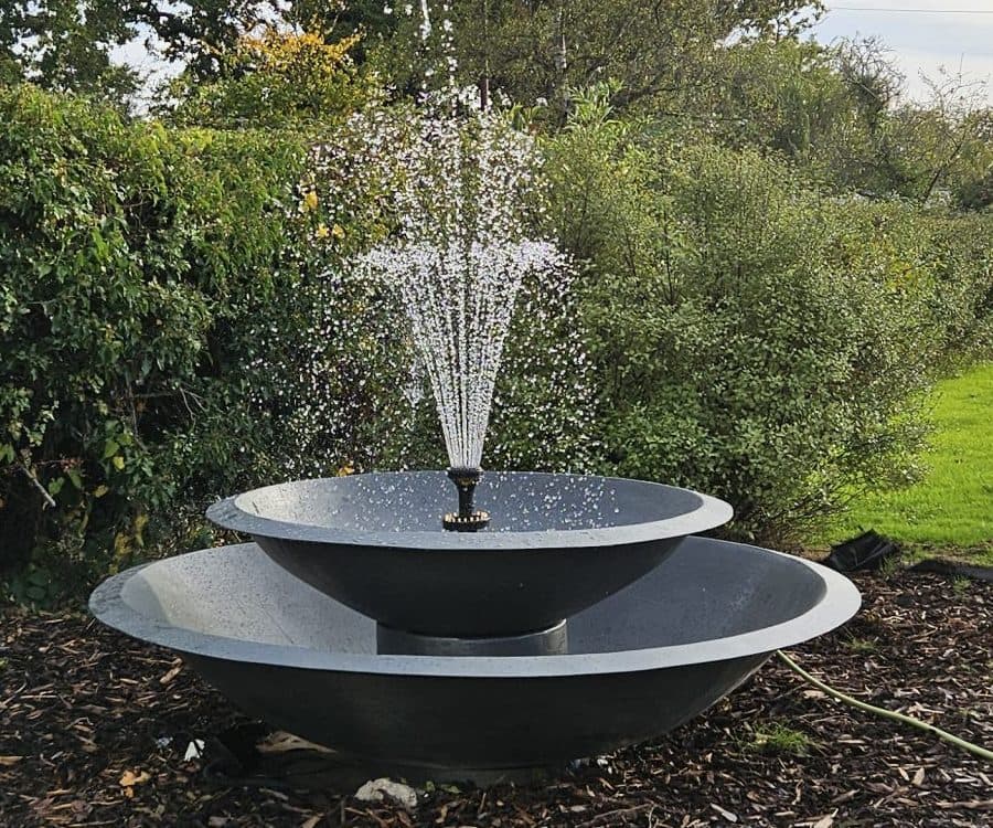 large Deux Riviera water fountain