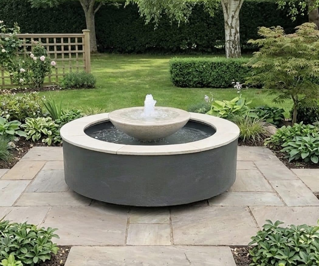 The Malvern Basin fountain