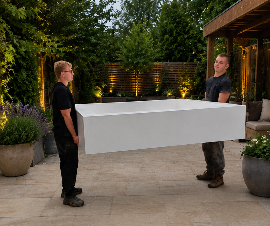Installing a Contemporary Designer Fountain