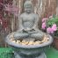 patio compassion buddha fountain