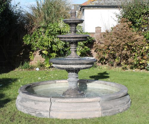 3 tiered edwardian fountain romford pool surround