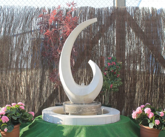 shard sculpture fountain sump decorative surround