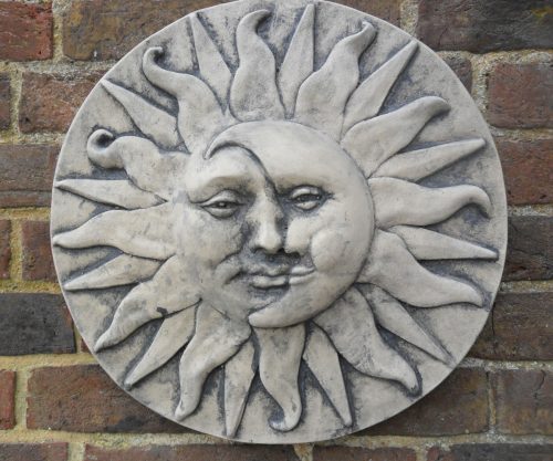 sun moon plaque