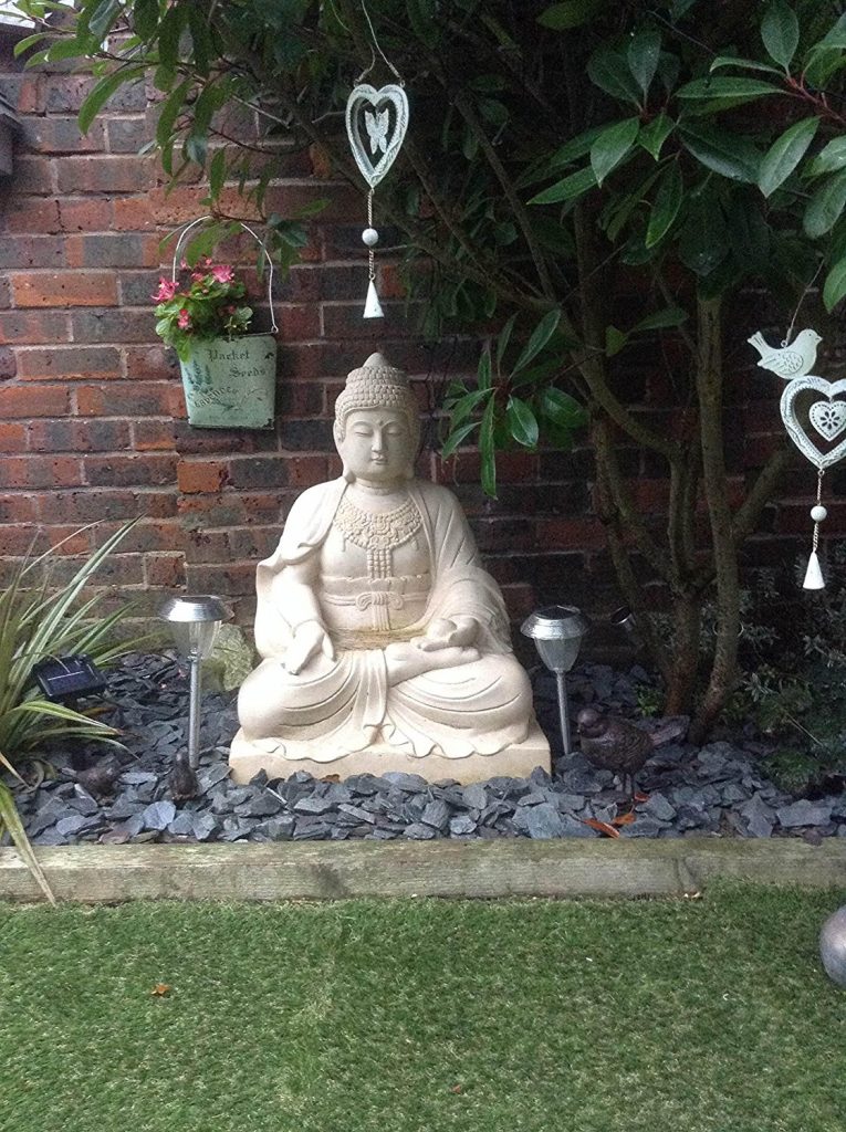 Extra Large Lotus Buddha Stone Garden Ornaments & Garden Statues in UK