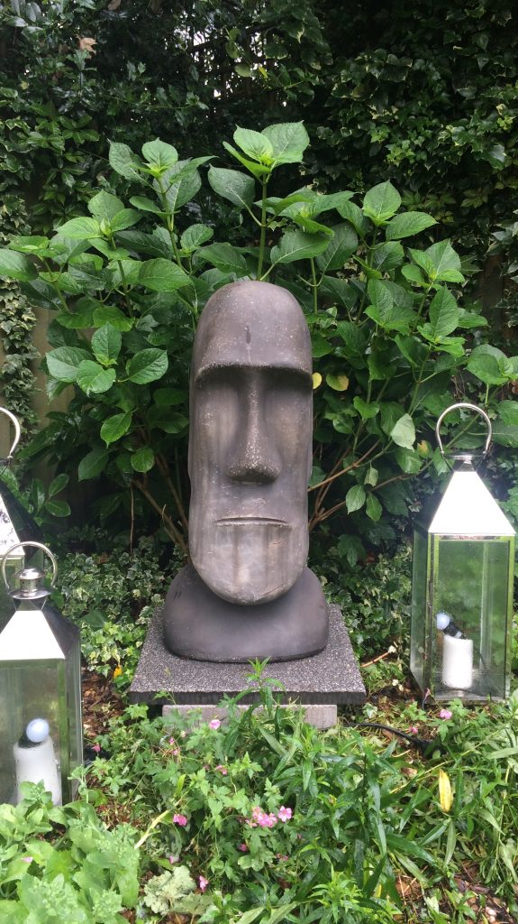 Extra Large Easter Island Head Stone Garden Ornaments & Garden